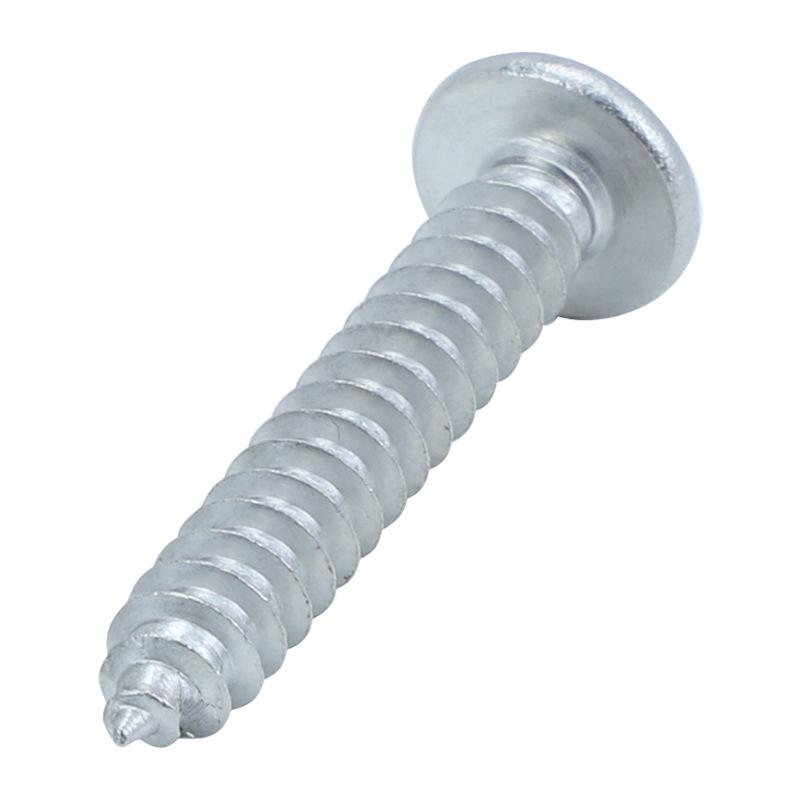 304 Stainless Steel Large Flat Head Plum Slot Self-Tapping Screw M2/M3/M4/M5