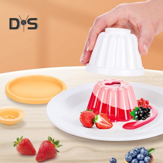 

4 шт., 2 стиля, формы для желе, можно мыть в посудомоечной машине, практичные формы для изготовления десертов «сделай сам», чашки для пудинга с крышкой