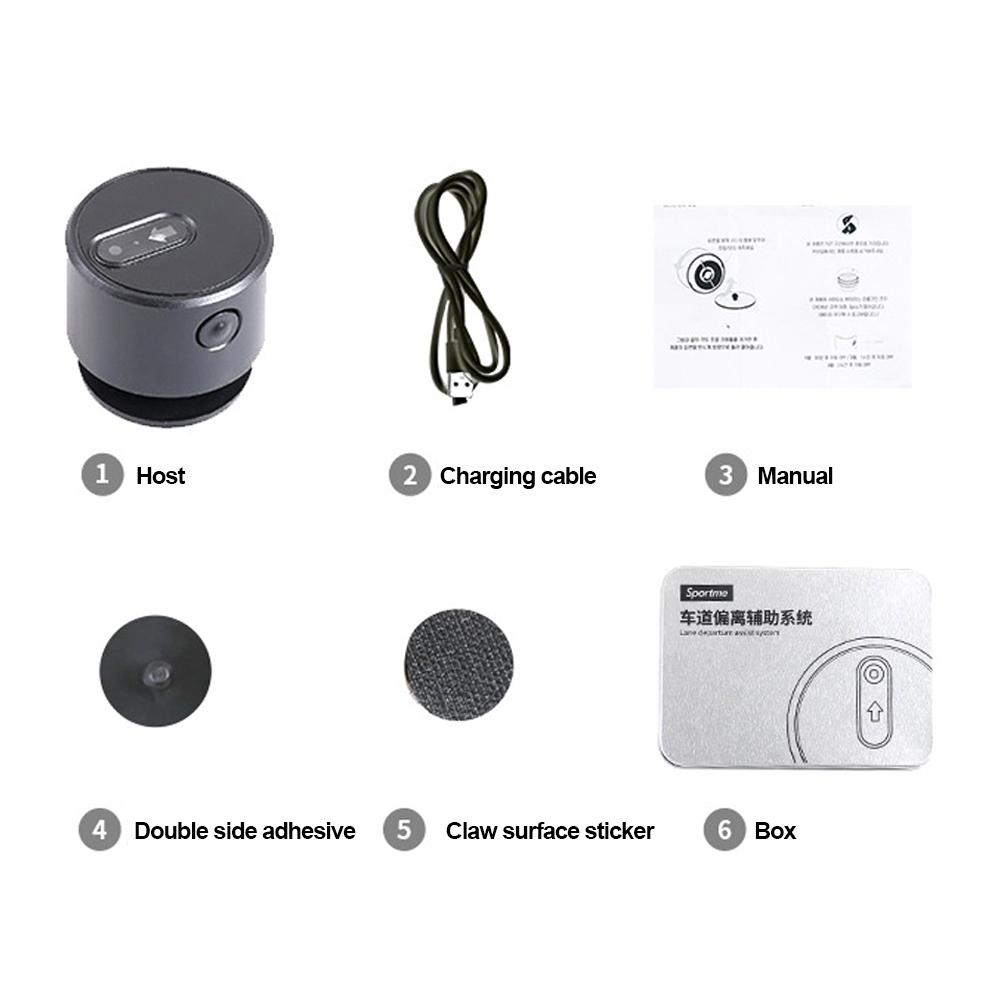 

Система предупреждения о выезде с полосы движения автомобиля Светодиодная проекционная подсветка для предотвращения столкновений Безопасность вождения автомобиля Универсальная для автомобилей внедорожников грузовиков