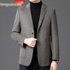 Hengyuanxiang 2025 Double-Sided Wool Suit Jacket with Removable Down Liner