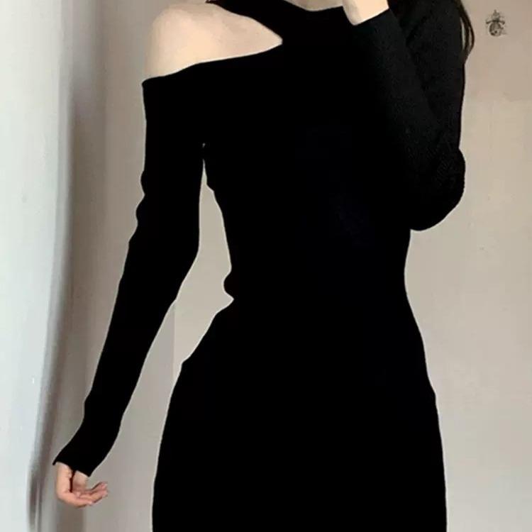 Sexy dress spring new stepmother hip skirt female spice girl royal sister black suit tight inside skirt