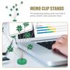 Clover 8-Branch Picture Clip Stand Multi-Function Photo Holder Memo Clamp Card Display Desktop Home Decoration