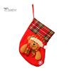 Christmas Stocking Cartoon Shape High Capacity Three Dimensional Wear Resistant Decorative Super Soft Merry Xmas Socks Gift Candy Bags