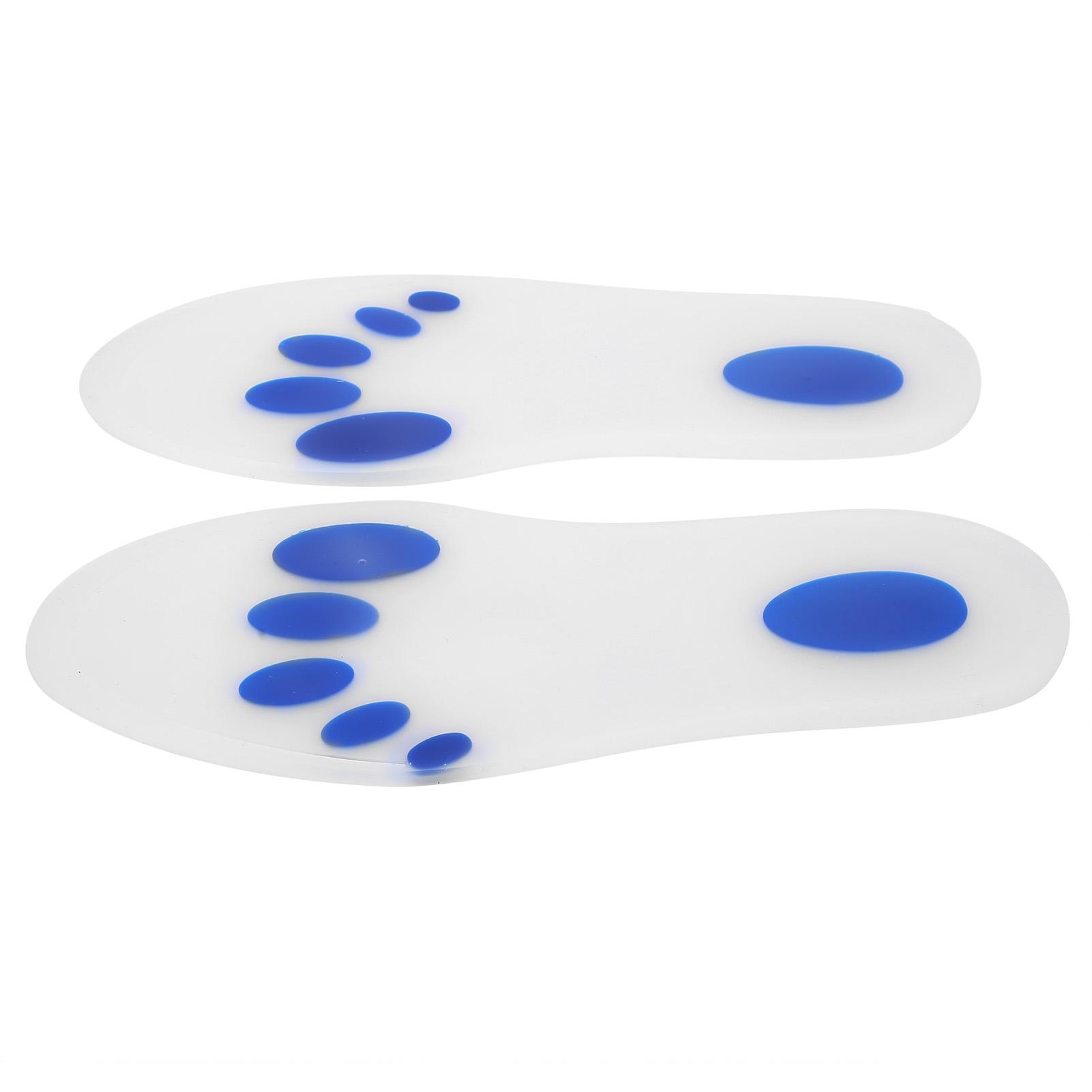 Silicone Insole Shock Absorption Running Shoe Pad Elastic Shoe Insert Cushion