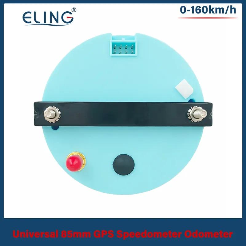 ELING 85mm GPS Speedometer Gauge 0-120km/h 0-160km/h 0-200km/h 0-300km/h for Car Truck Boat with Red Backlight With GPS Antenna