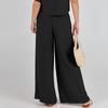 Women’s Summer Casual  Wide Leg Pants With Pocket
