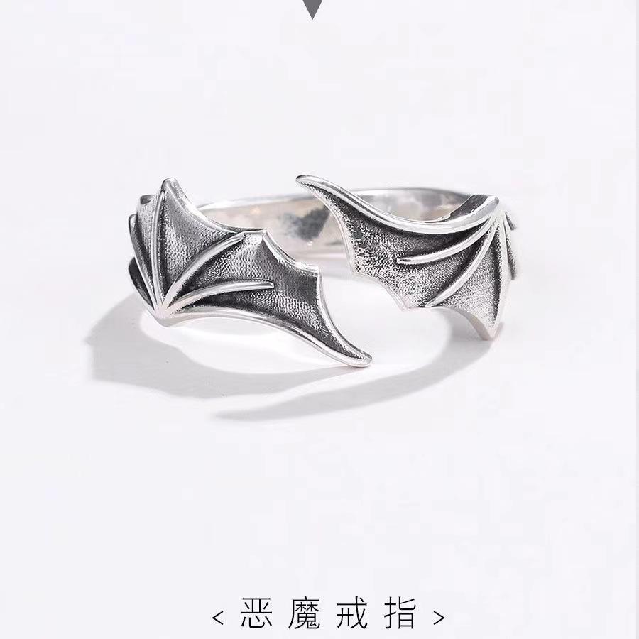 Retro Domineering Demon Rings Men 'S Craftsmanship Niche Design Personalized Ring To Give Boyfriend Gifts 
