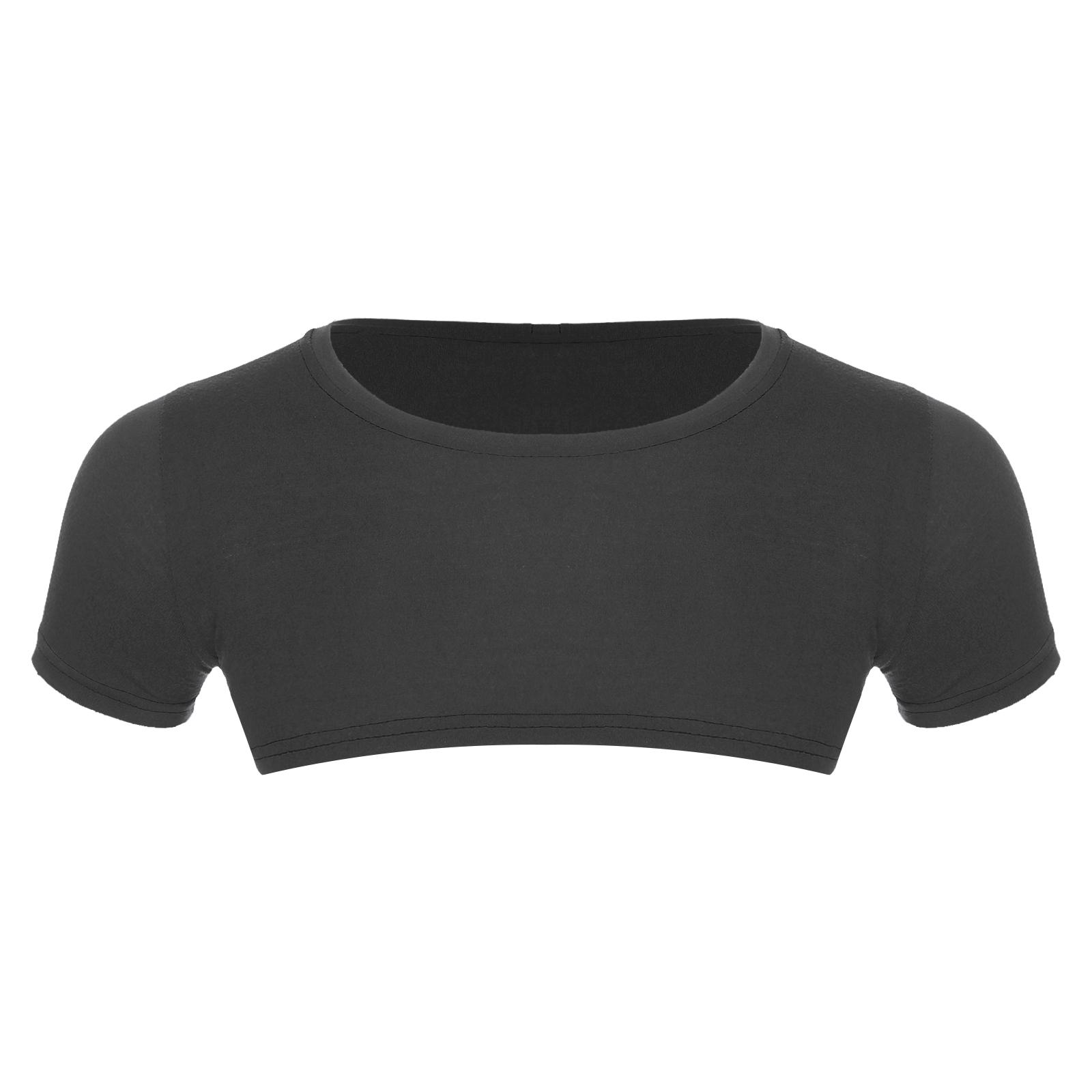 

Мужская футболка с коротким рукавом и круглым вырезом для клубных танцев, повседневная однотонная уличная одежда для вечеринок L чёрный