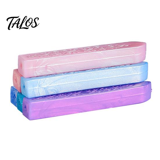 Wax Seal Sticks for Invitation 6PCS Aurora Sealing Sticks, Multi-color Gradient Strips, Without Dreamy Collage Core Stamp, Envelopes And Wedding