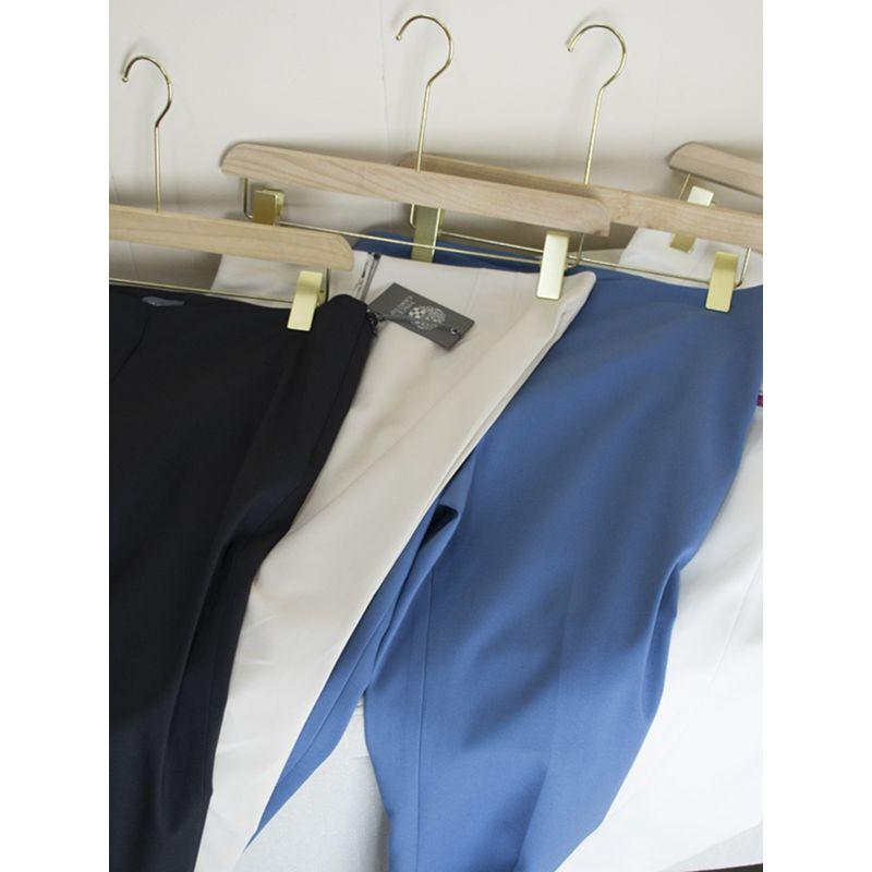 [M] Cotton Blended Classy Simple Style Pull-up Cropped Pants