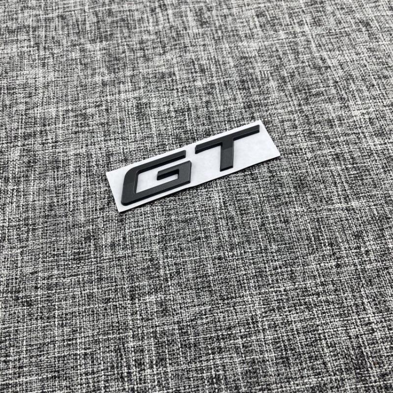 The new GT logo is suitable logo modification GT English letter metal body labeling gray rear tail label