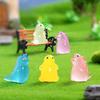 Mikro-Landschaft Cartoon Niedlich Leuchtend im Dunkeln Godzilla Tier Ornament DIY Dekorative Accessoires Schreibtisch Auto Ornament