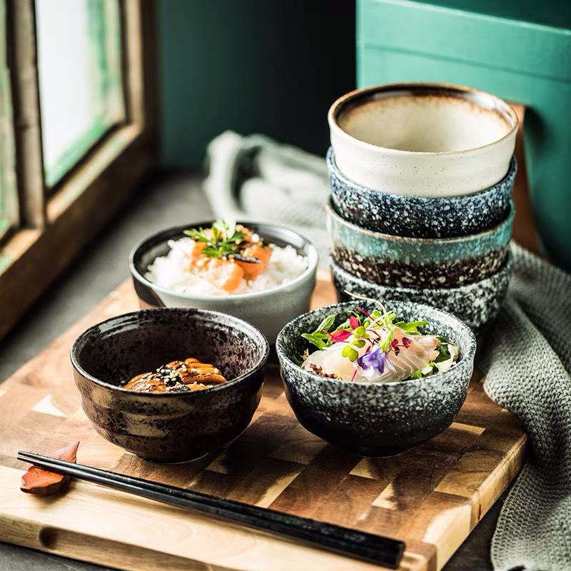 Japanese Ceramic Rice & Salad Bowl – Small, Versatile Soup & Breakfast Bowl for Home or Restaurant Use