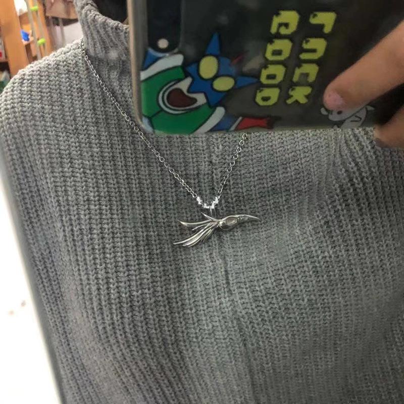 

Уникальное ожерелье из перьев цвета голубой воды Lol, изготовленное из прочного сплава, для модного заявления унисекс