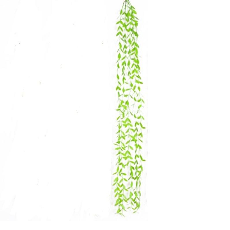 Simulation Green Leaf Diy Decoration Classic Rattan Home Willow Vine Plants