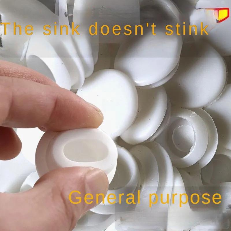 Silicone Sink Plug - Push-on for Overflow Devices In Bathrooms and Kitchens