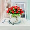 31 Small Orchids Potted Plants Artificial Flower Potted Plants Artificial Plants and Green Plants for Decoration