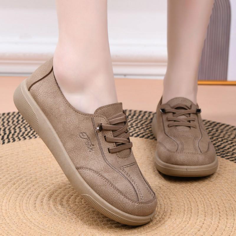 Womens Comfortable Slip-On Flat Shoes Low-Heel Casual Loafers