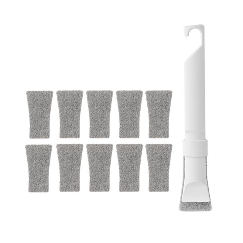 

Scraping Tool Set With Replaceable Scouring Pad Multipurpose Corner Brush For Stubborn Stains In Bathroom Kitchen Floor 1