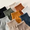 Men's Mid-Calf and Low-Cut Thin Pure Cotton Spring-Summer Sports Socks, Sweat-Absorbing, Odor-Resistant, Trendy Design.