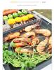 Large Portable Stainless Steel Charcoal BBQ Grill - Outdoor Folding Patio Oven