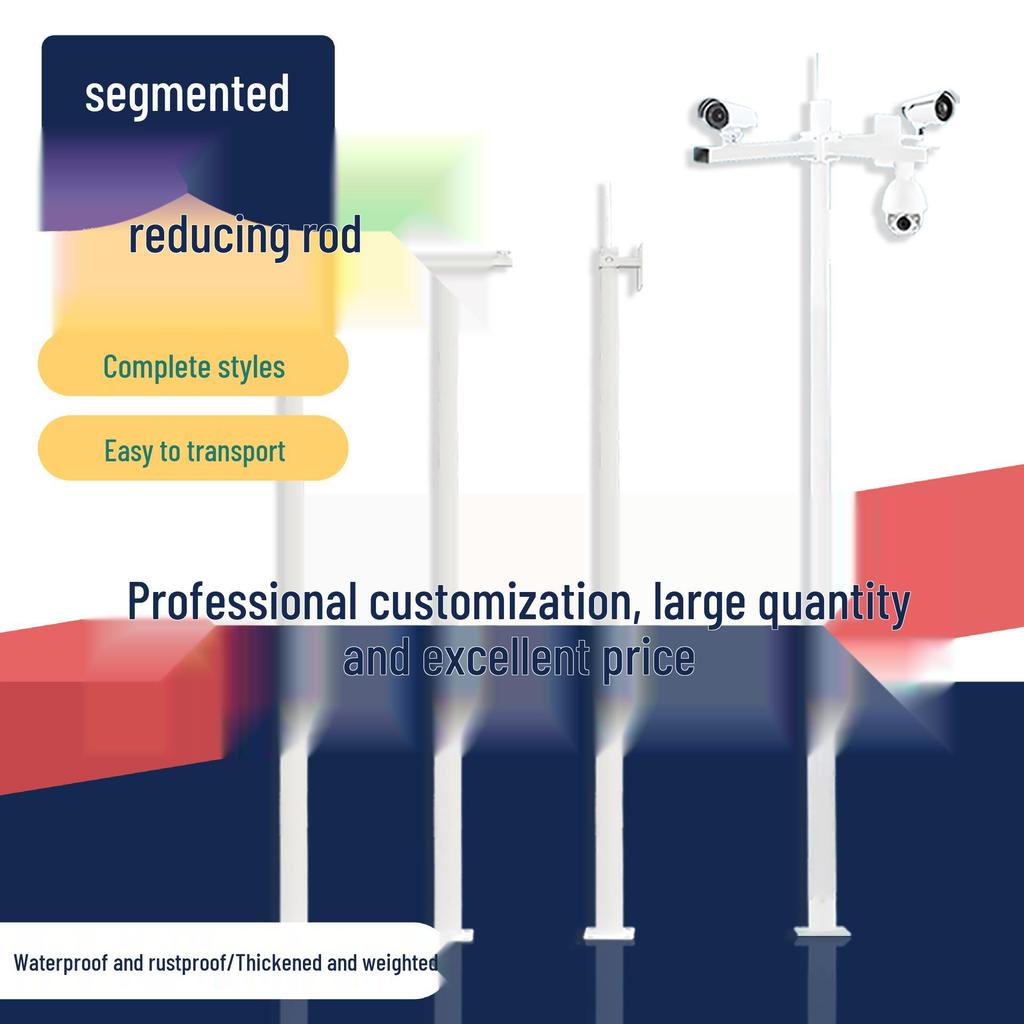Octagonal Monitoring Pole - 3m, 3.5m, 4m, 5m, 6m | Suitable for Snapshot Monitoring, Traffic Signals, and Signs