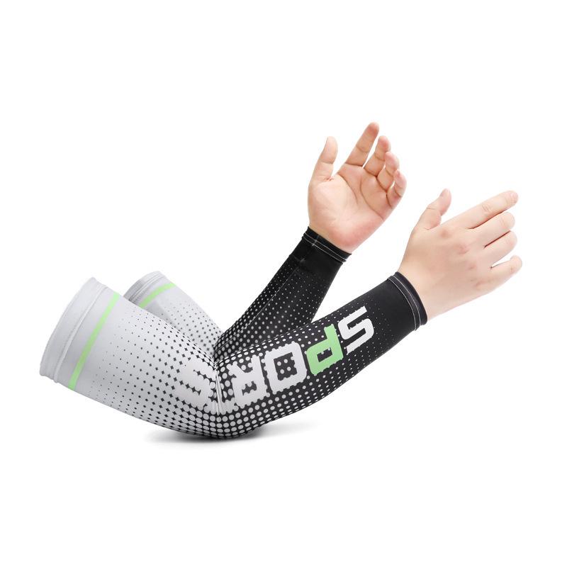 Ice Silk Sun Protection Arm Sleeves for Men & Women - Loose-Fit, Plus Size, Ideal for Summer Sports & Driving