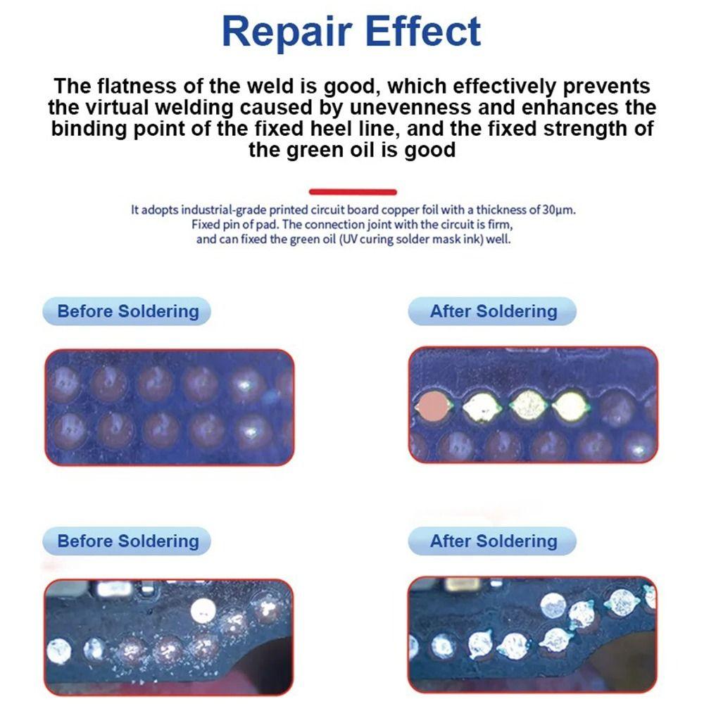 Copper Foil Soldering Plate Practical Motherboard Repair Welding Plates  BGA Chip Rework Repair