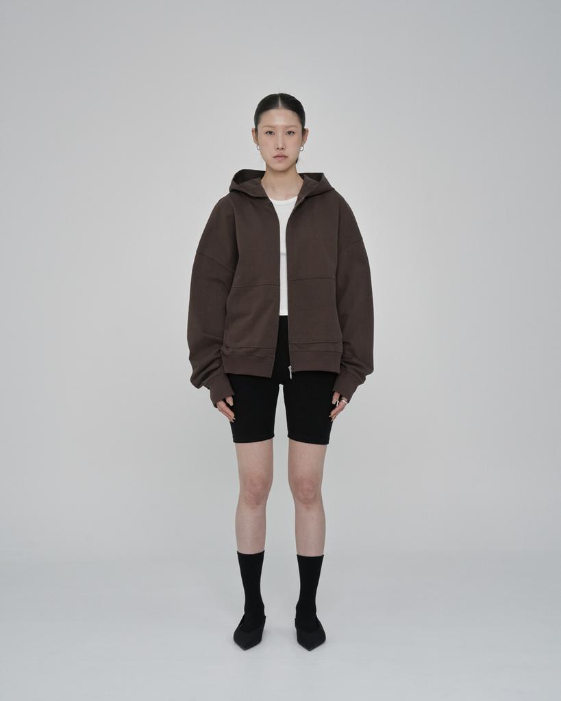 Guvo Light-Duty Zip-Up Hoodie, Brown