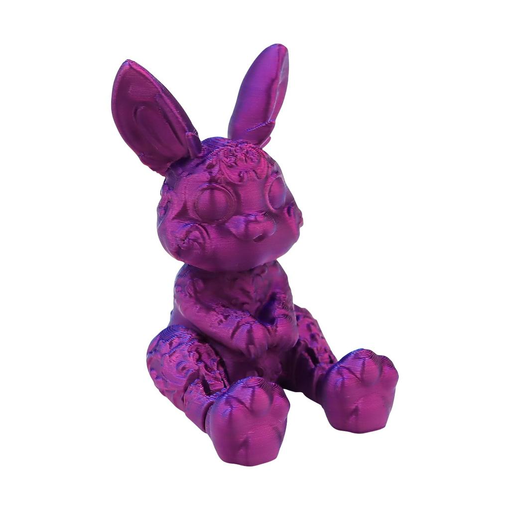 Easter Bunny Figurine, Colorful Home Decor, Creative Holiday Bunny Ornament