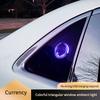 Universal For Porsche Car Triangle Window LED Decorate Light Car Rear Window Atmosphere Lamp Intelligent Luminous Seven Color