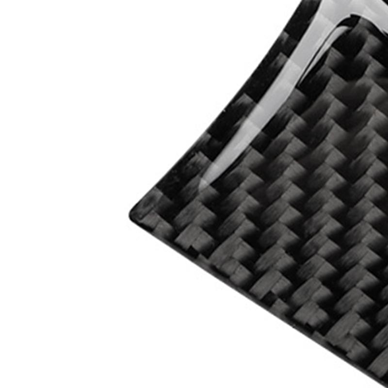 2Pcs Carbon Fiber Steering Wheel Button Trim Cover Decals Car Styling For BMW New X3 X4 G01 G02 G08 2018-2022 Car