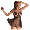 Sexy Pyjamas für Damen, transparent, sexy Unterwäsche, offene Datei, Nachthemd, Passion, Versuchung, Anzug