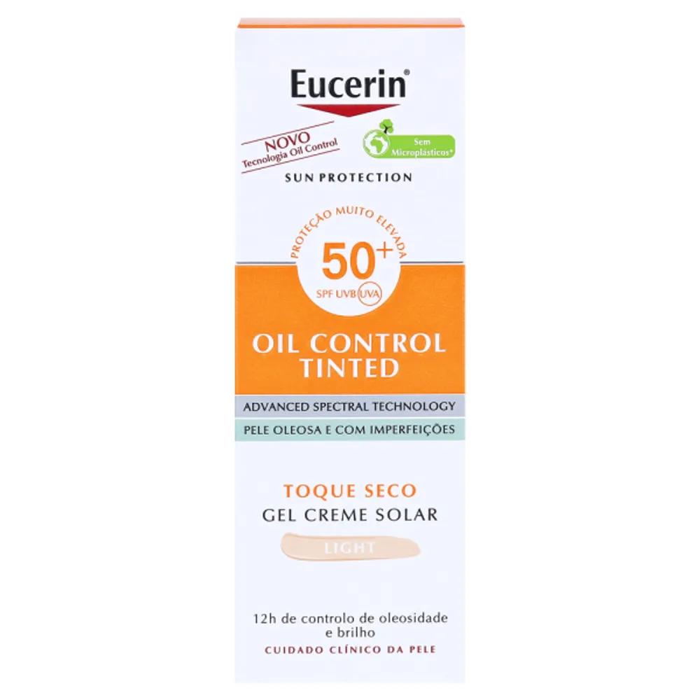 Eucerin Oil Control Tinted Sun Gel Cream SPF50+ Light 50ml