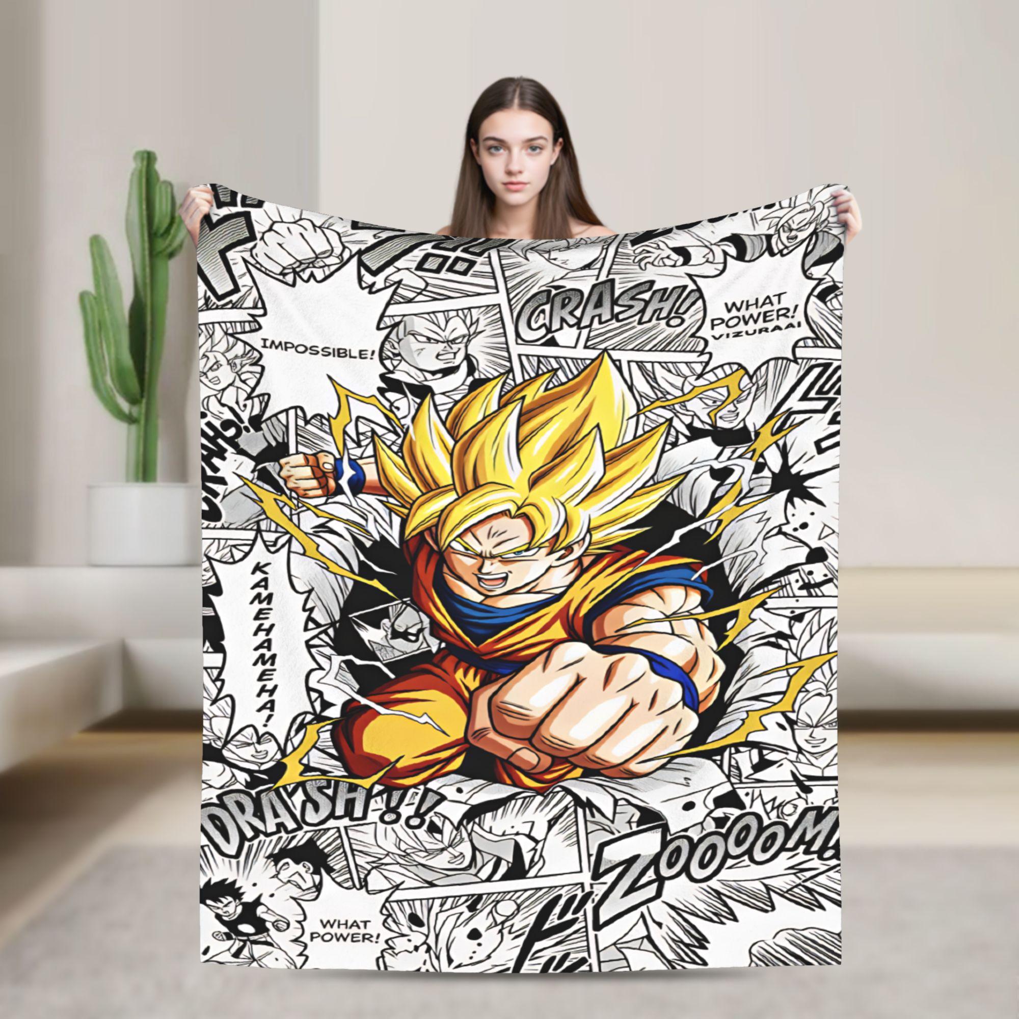 Dragons Balls Blanket  Soft Warm Fashion Plush Bedding Throws For Students Living Room Flannel Bedspread Bed Cover 75X95CM