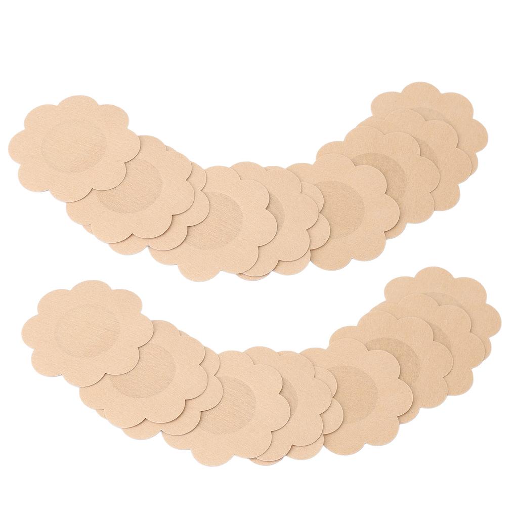 20pcs Disposable Nipple Stickers Adhesive Ultra Thin Boob Covers Breathable Breast Pasties for
