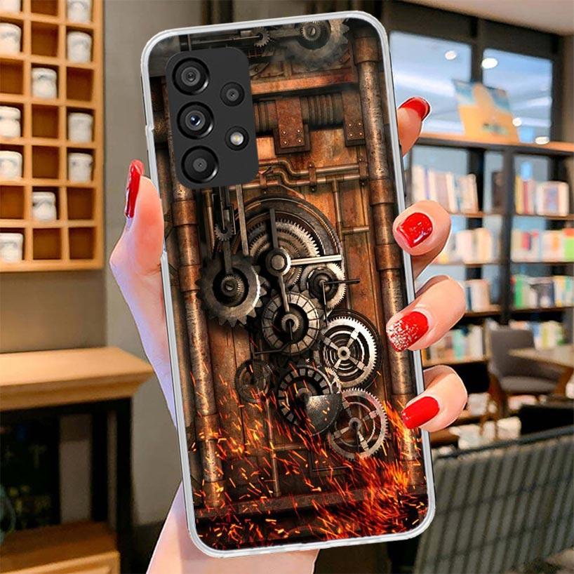 

Steampunk Gear Mechanical Phone Case For Samsung Galaxy A17 A37 A57 A16 A26 A36 A56 A15 A25 A35 A55 A14 A24 A34 A54 A13 A23 A33 Samsung A13 5G