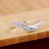 925 Sterlingsilber AAA Zirkon Ring Hochzeit Modeschmuck