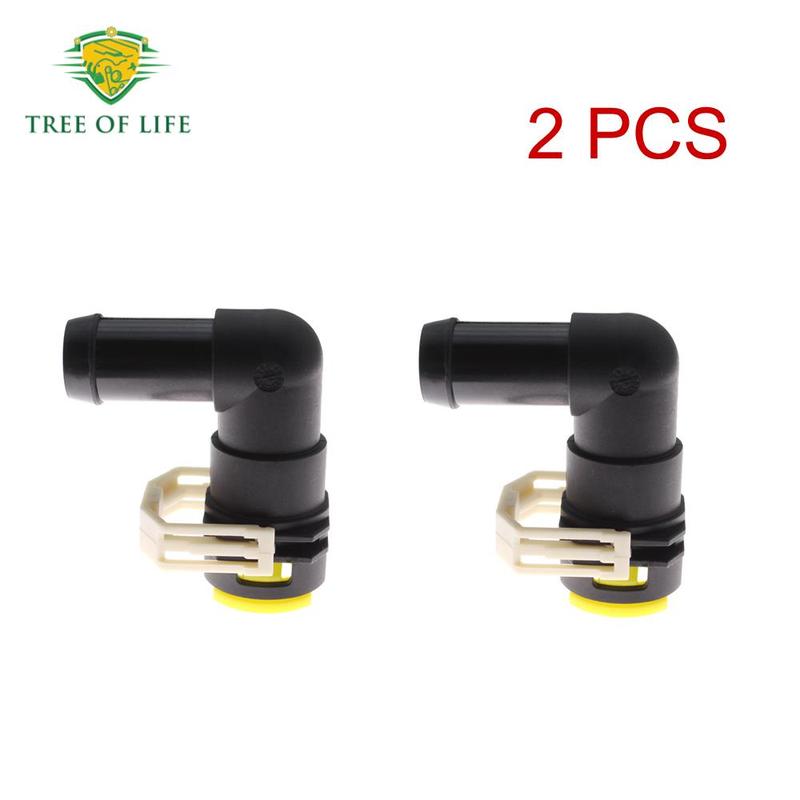 2pcs For Mazda 3 2006-2012 BK BL CX-7 2007-2012 ER CX-9 2009-2014 TB Heater Water Hose Connector B37F-61-240 B37F61240