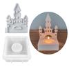 Castle House Candle Holder Silicone Molds Gypsum Molds Candlesticks Resins Molds