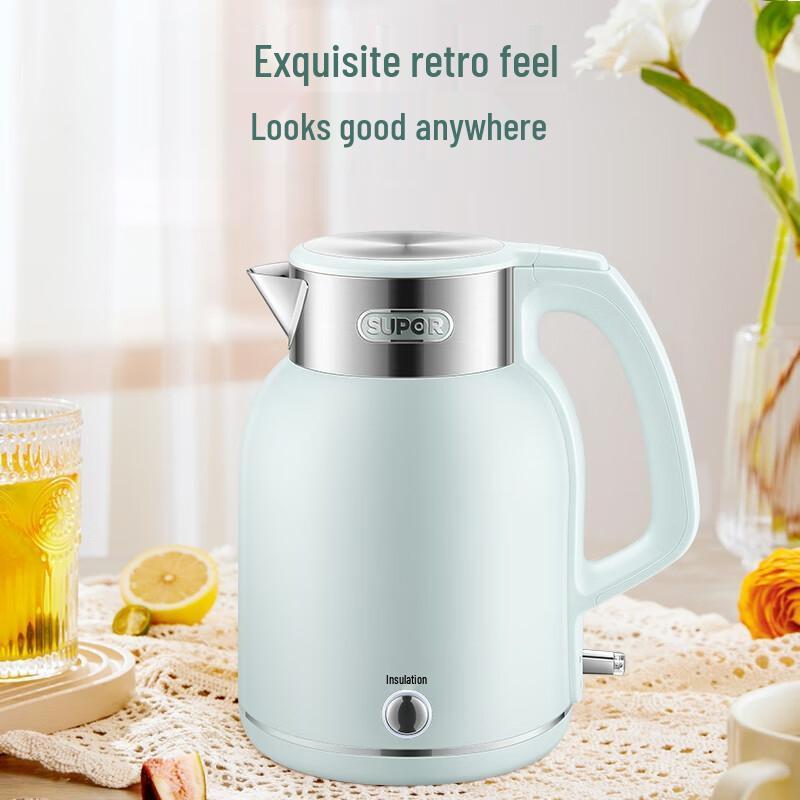 SUPOR 2L 316L Stainless Steel Electric Kettle
