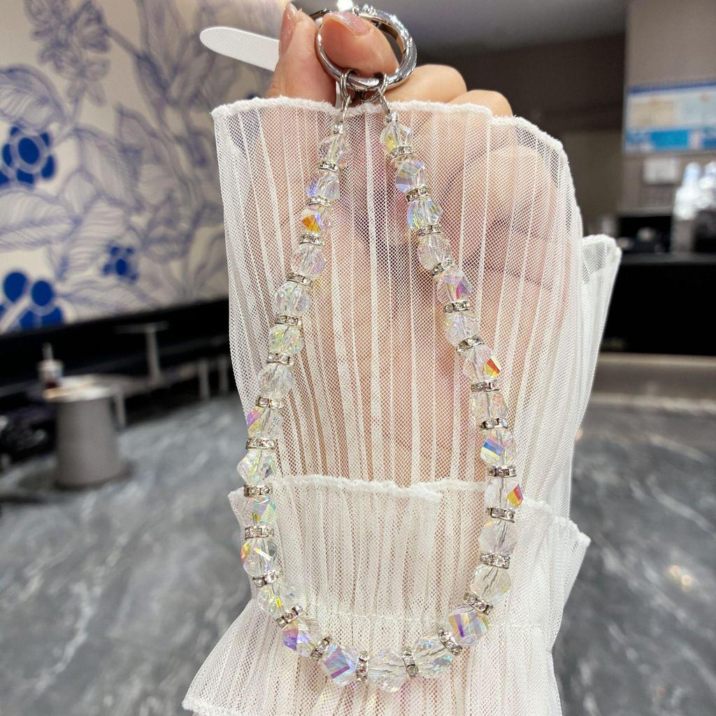 Twisty Crystal Phone Lanyard: Elegant, Anti-Lost Hand Strap, Exquisite Chain Accessory for Goddess Phones