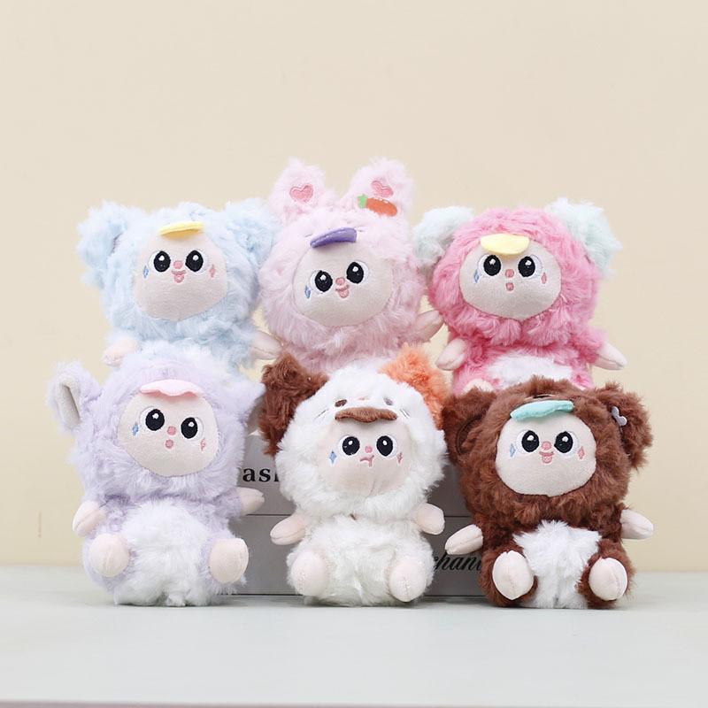 Animal Adorable Plush Doll Keychain Soft Stuffed Toy With Cute Design Cartoon