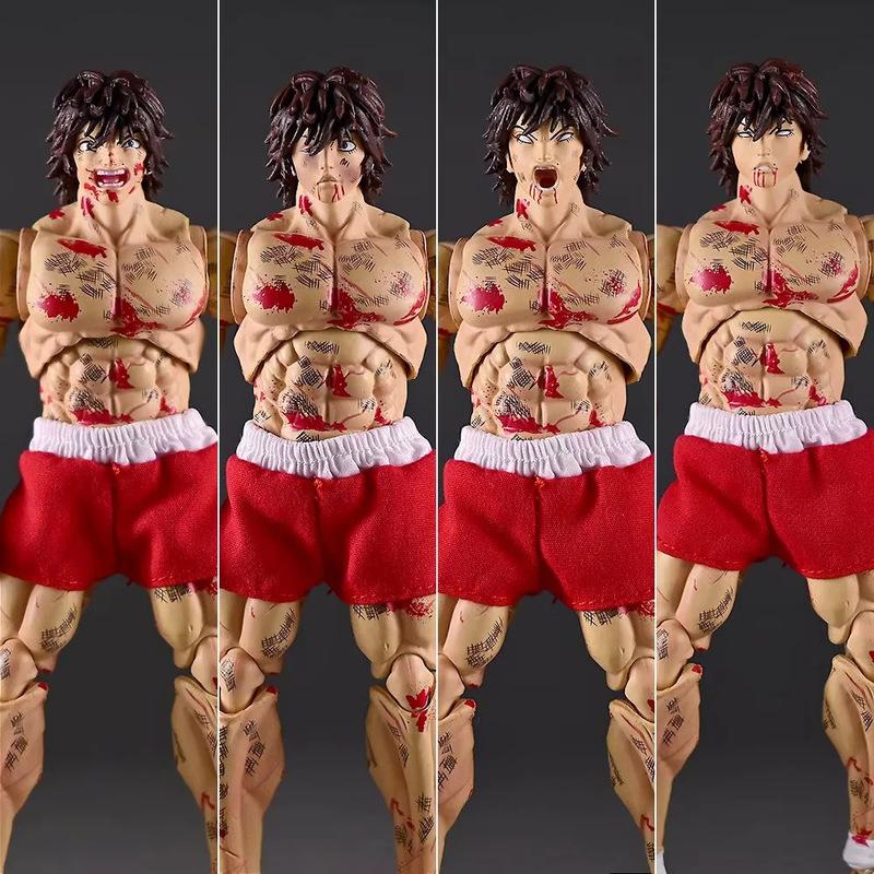 1/12 Son Of Ogre Baki Hanma Baki Venue Exclusive Version Action Figures Desktop Ornament Doll Boy Toy Surprise Durable Gift Collectible
