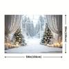 Christmas Winter Backdrop Xmas Decoration Background Winter Backdrop Decorations For Photo Studio Photo Booth Christams Party