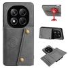 PU Leather Wallet Phone Case for Xiaomi Redmi Note 14 Pro+,14 Pro,POCO X7 5G Card Slots Dual Metal Button Shockproof Full‑Body Cover