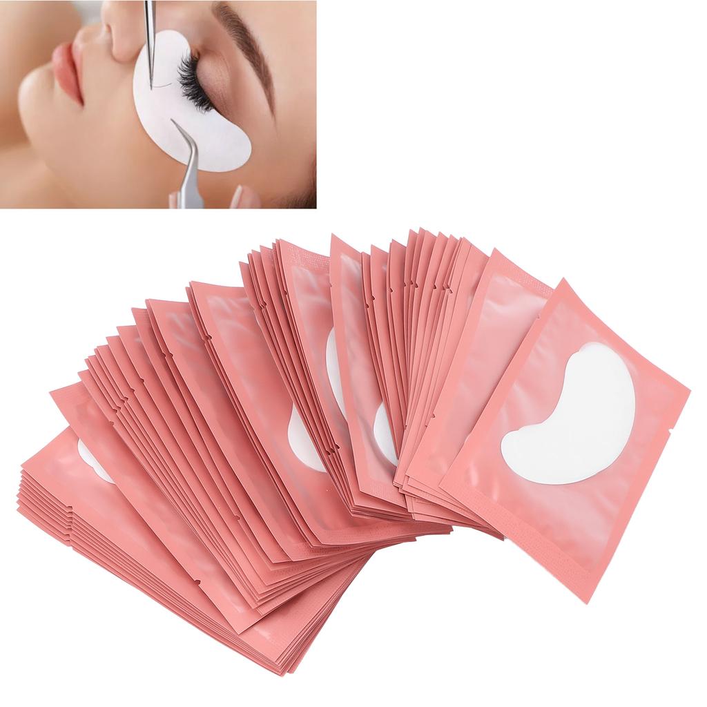 100 Pairs Disposable Eyelash Grafted Paper Patches False Lower EyeLash Extension