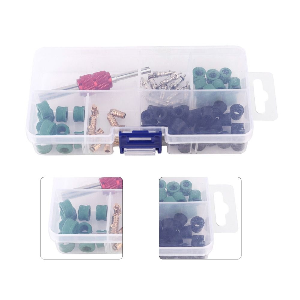 71PCS Universal A/C Valve Multi-Purpose a/C Autos Valve Core Repair Tool Kit  Air Conditioner Repair