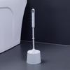 Punch-Free Wall-Mounted Toilet Brush with Base