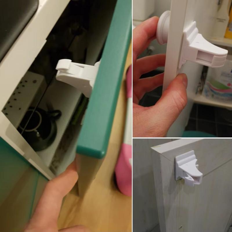 Magnetic Child Lock Children Protection Baby Safety Lock Drawer Latch Cabinet Door Lock Limiter Children Security Locks